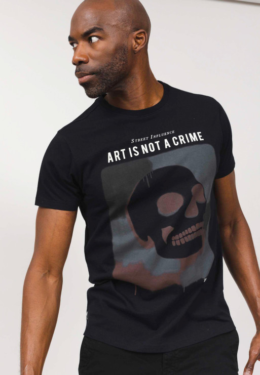 T-shirt homme tête de mort T-shirt tête de mort T-shirt Art moderne Tee